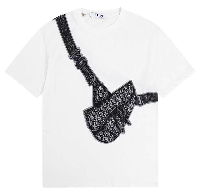 DIOR Homme Saddle Bag Print White T-shirt