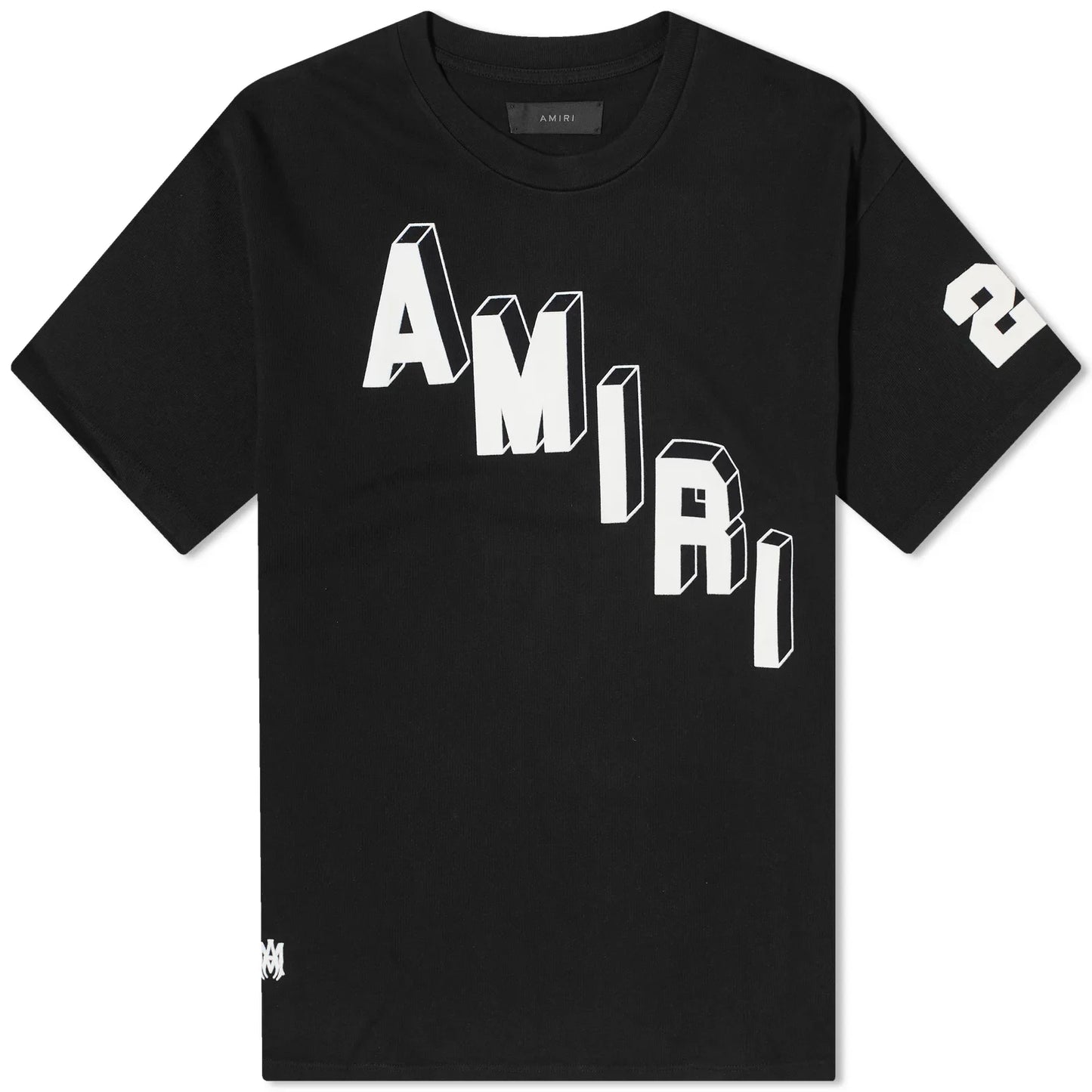 AMIRI Flocked Hockey Skater Tee Black