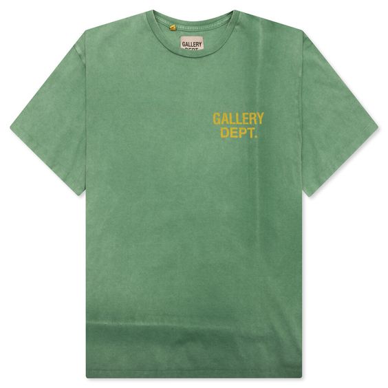 GALLERY DEPT. Vintage Logo Painted T-Shirt Green