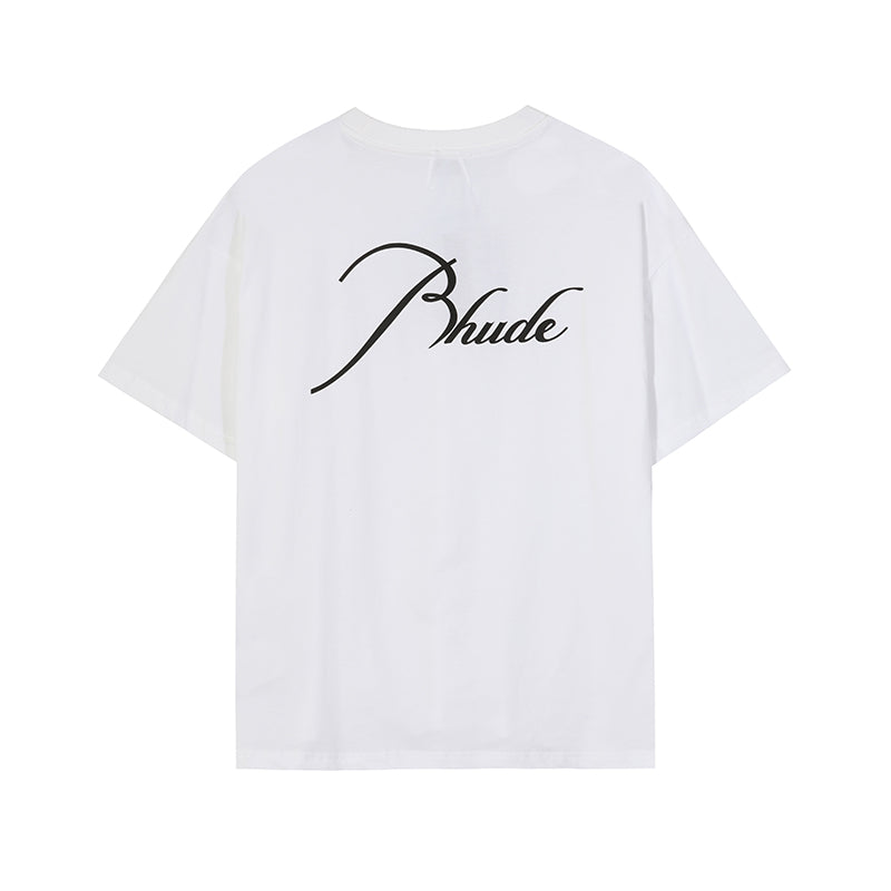 Rhude Cotton logo Tee White