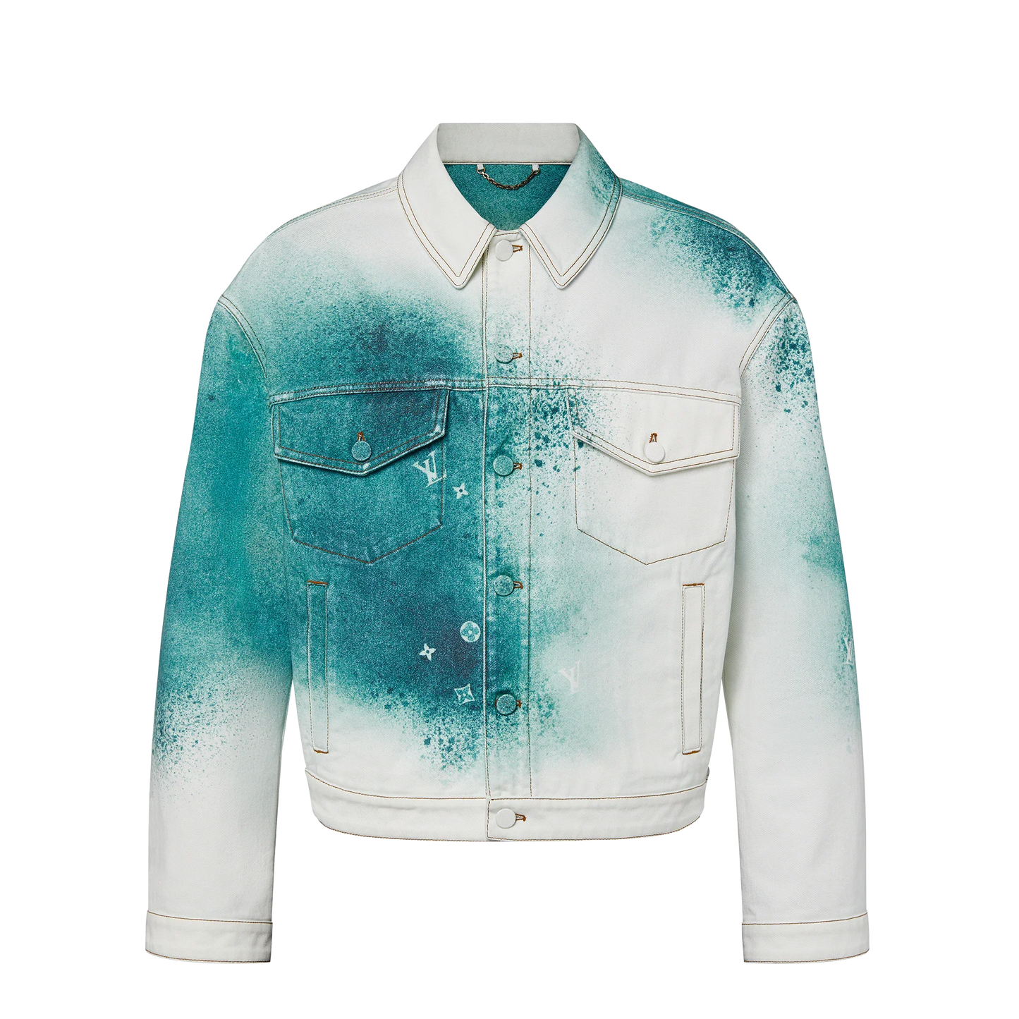 Louis Vuitton LV Spray Denim Jacket Multicolor