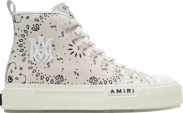 Amiri Court High 'Bandana - Alabaster'