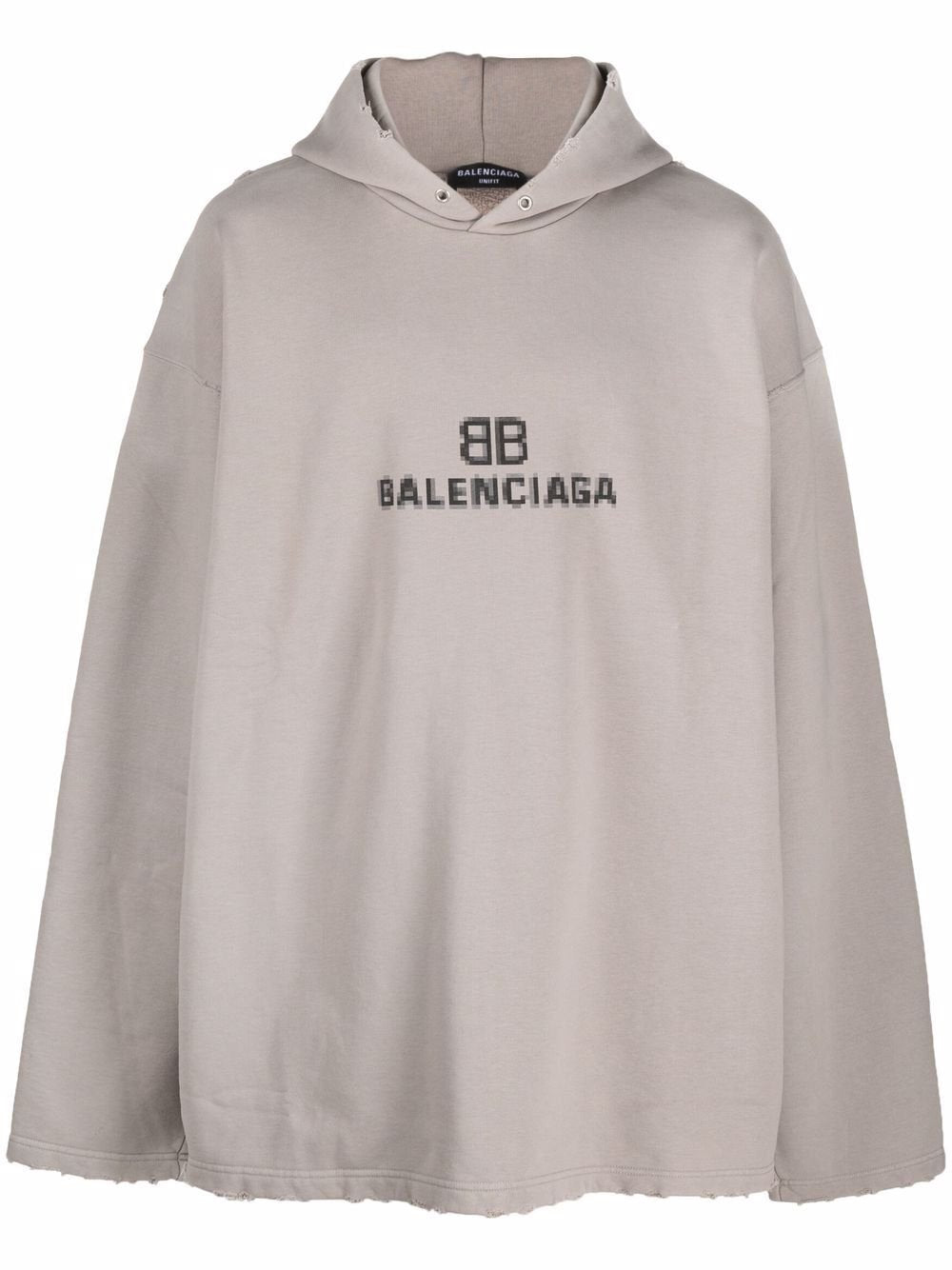 Balenciaga Logo print hoodie