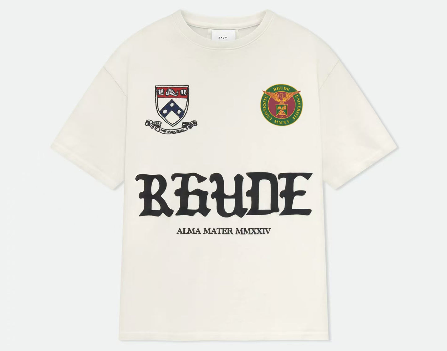 RHUDE RUNWAY SCRIPT T-Shirt | White