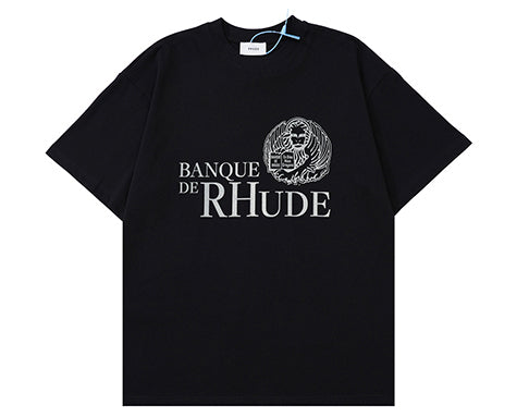 Rhude Banque De Rhude Tee Black