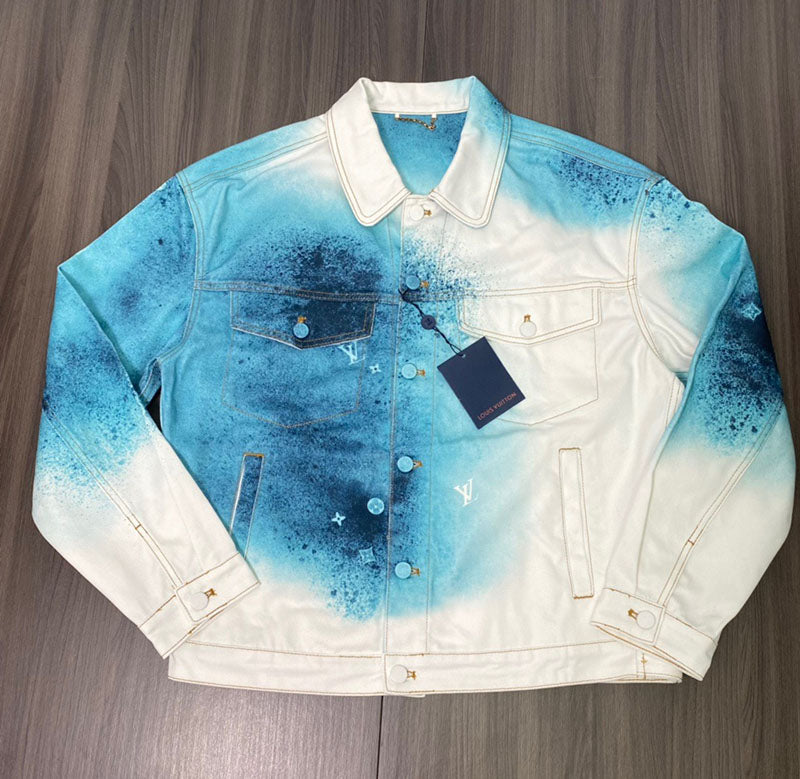 Louis Vuitton LV Spray Denim Jacket Multicolor