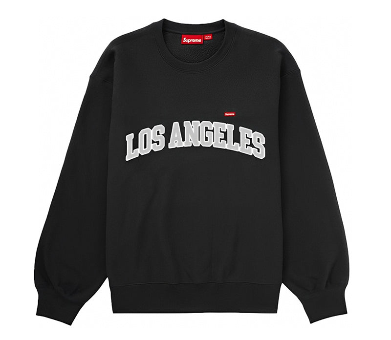 Supreme Los Angeles Shop Small Box Crewneck Black