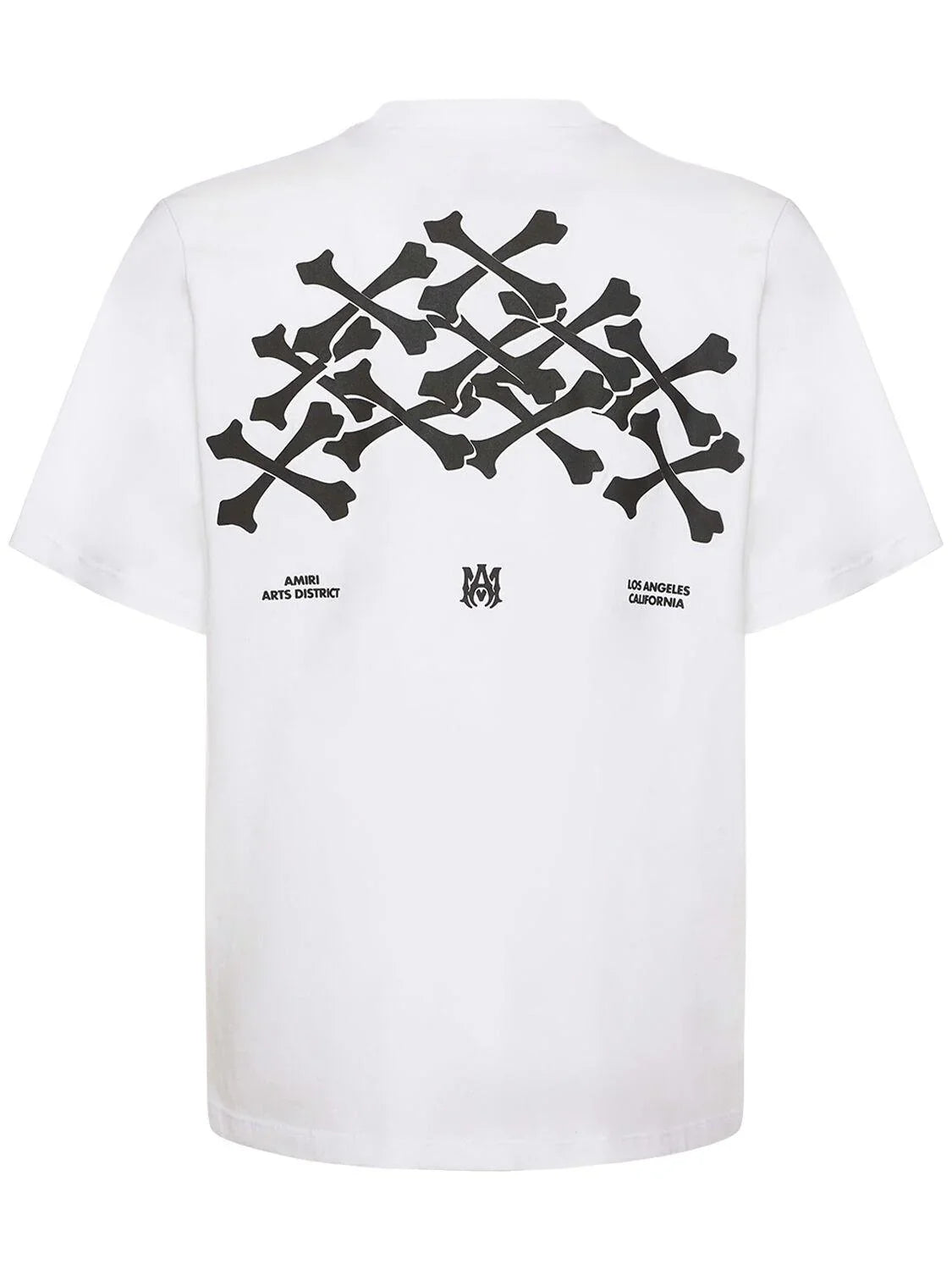 AMIRI Bones Stacked Cotton T-shirt White