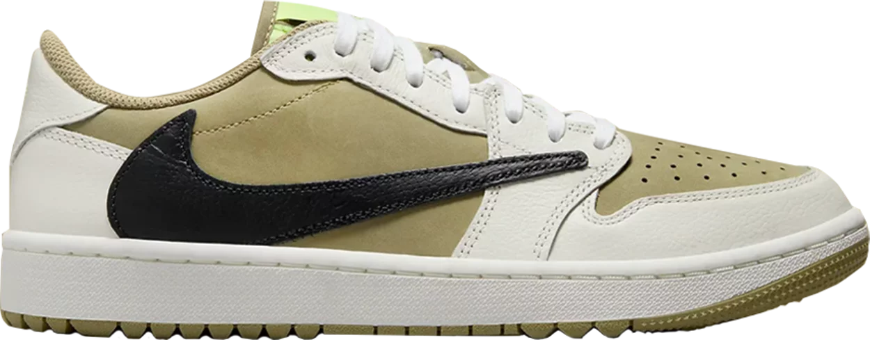 Travis Scott x Air Jordan 1 Low Golf 'Neutral Olive'