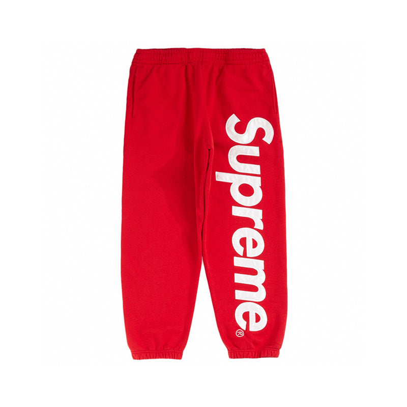 Supreme Satin Applique Sweatpant (FW24) Red