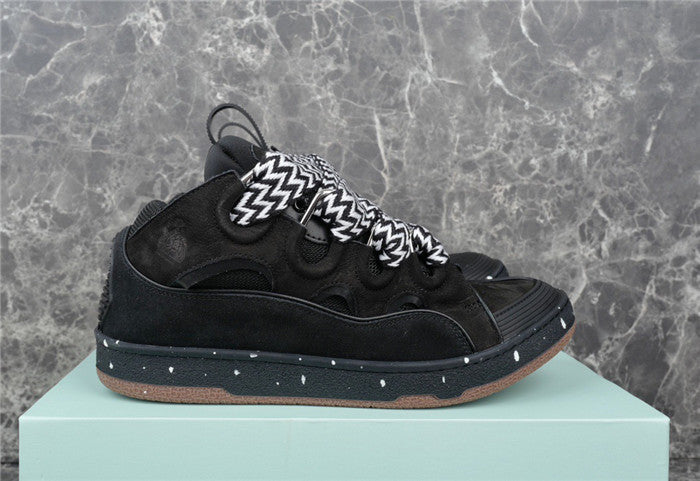 Lanvin Black Curb Sneakers
