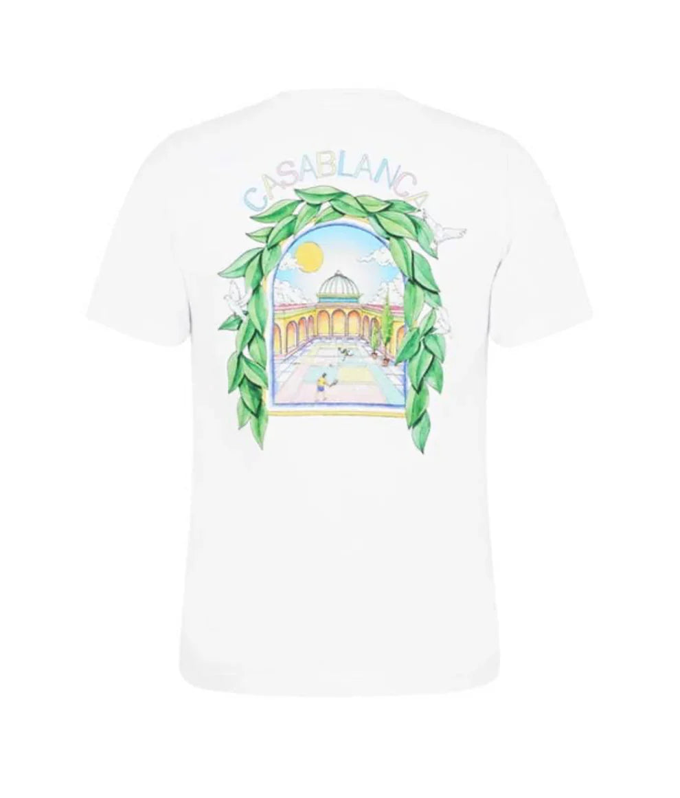 CASABLANCA L’arche Tennis Club T Shirt White