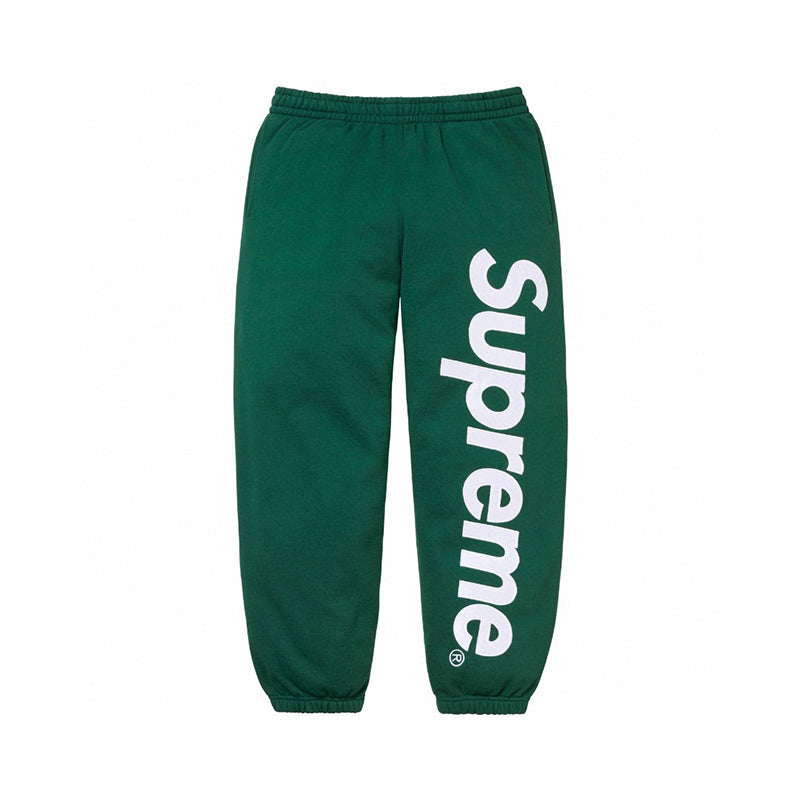 Supreme Satin Applique Sweatpant (FW24) Green