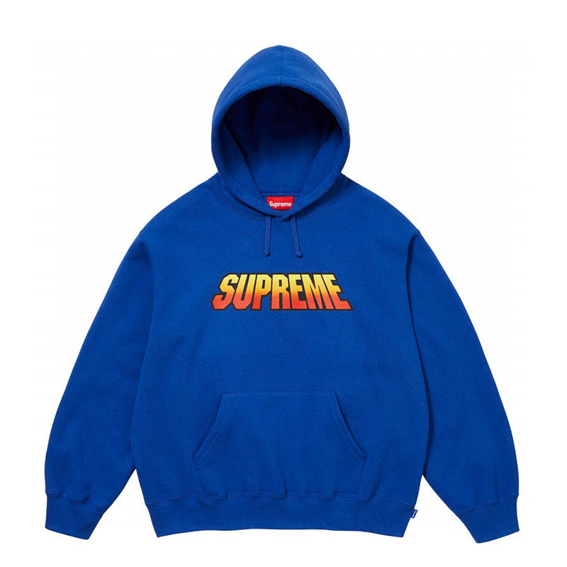 Supreme Gradient Hooded Sweatshirt Blue