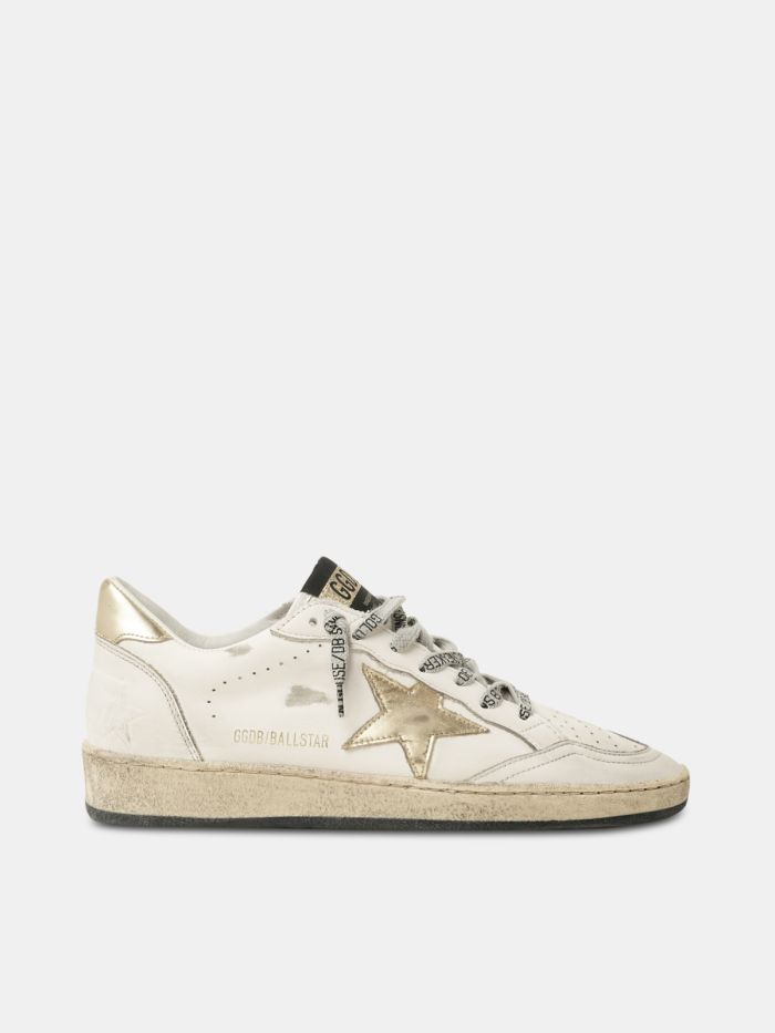 Golden Goose Ball-Star gold star and heel tab