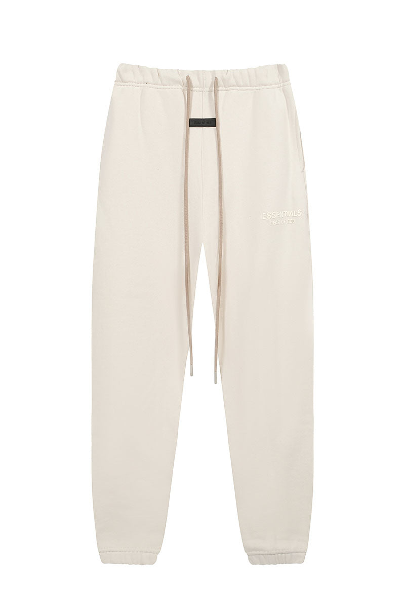 FEAR OF GOD ESSENTIALS logo-print Drawstring Track Pants White