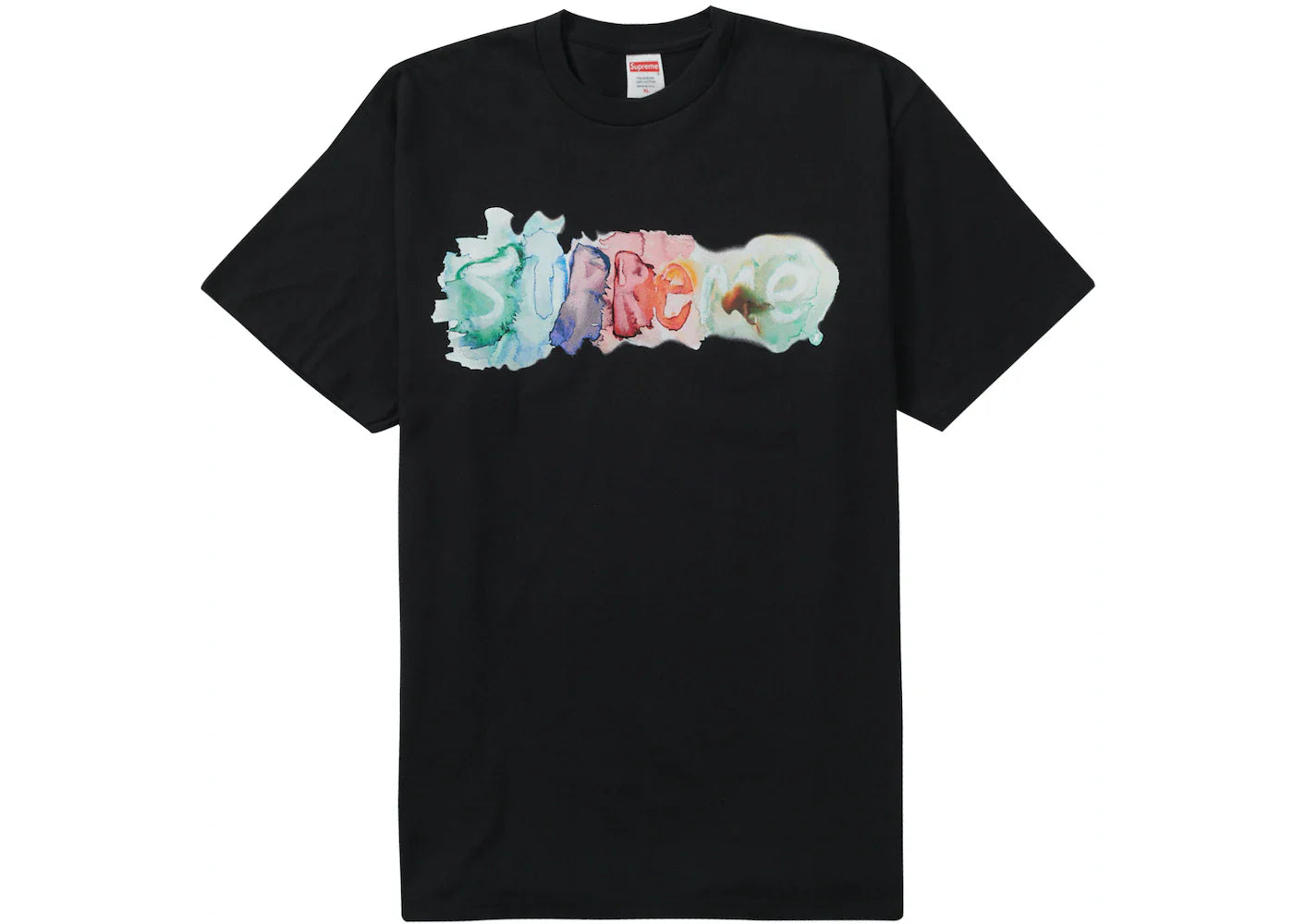 Supreme Watercolor Tee Black - SS23