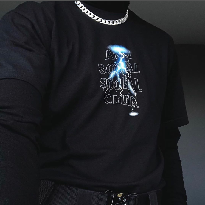 Anti Social Social Club Twister Tee (FW19) Black