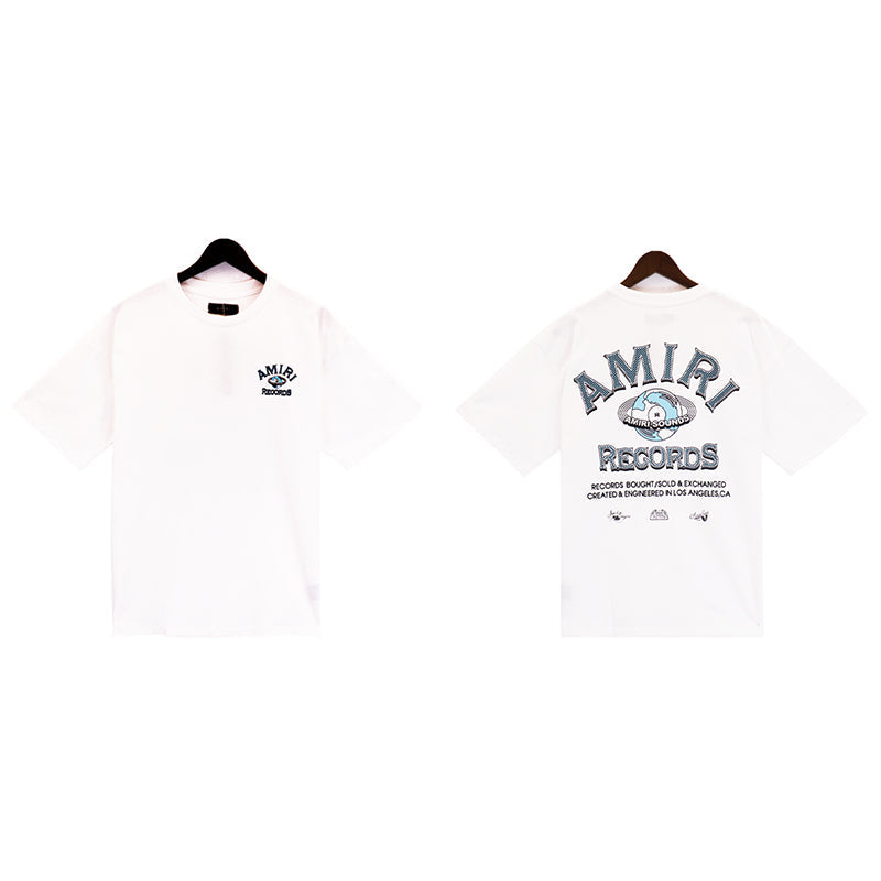 AMIRI Global Records Tee White