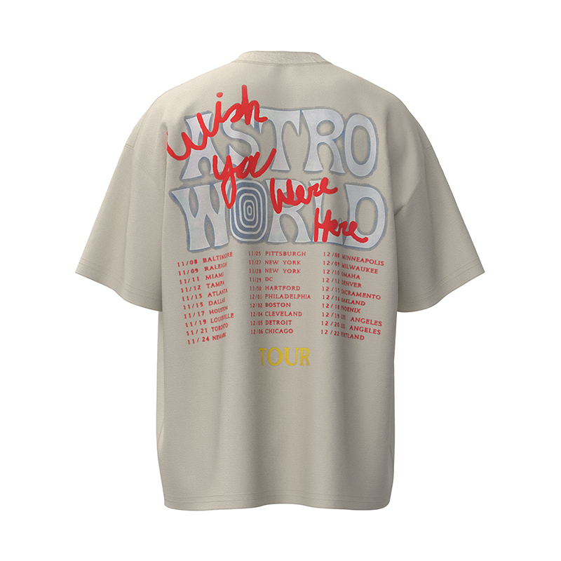 Travis Scott Sicko Mode Tee Washed - SS19 'Sand'