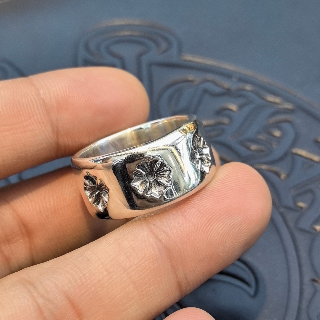 Chrome Hearts - Plus Thick Band Ring