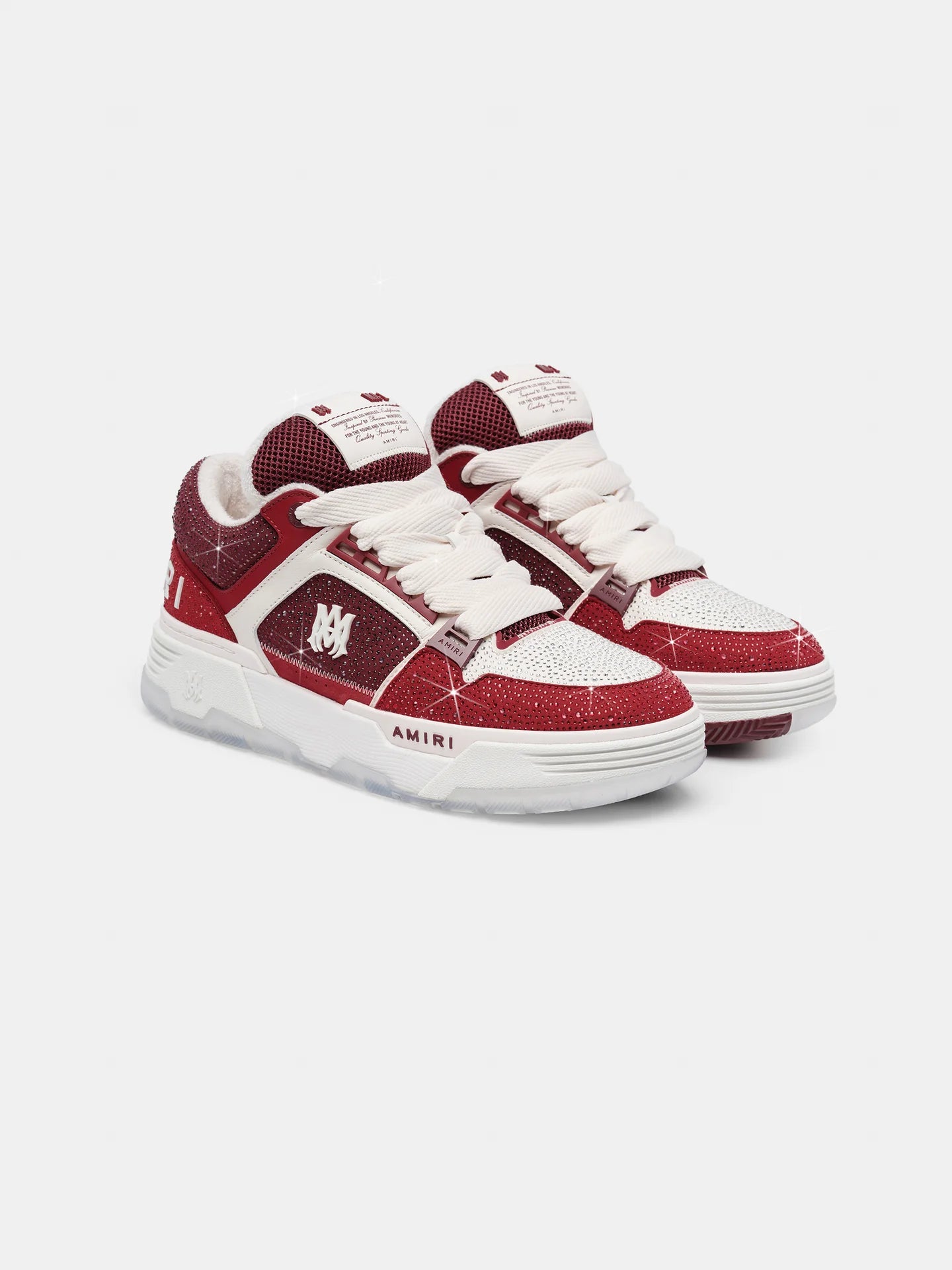 AMIRI MA-1 Crystal Burgundy