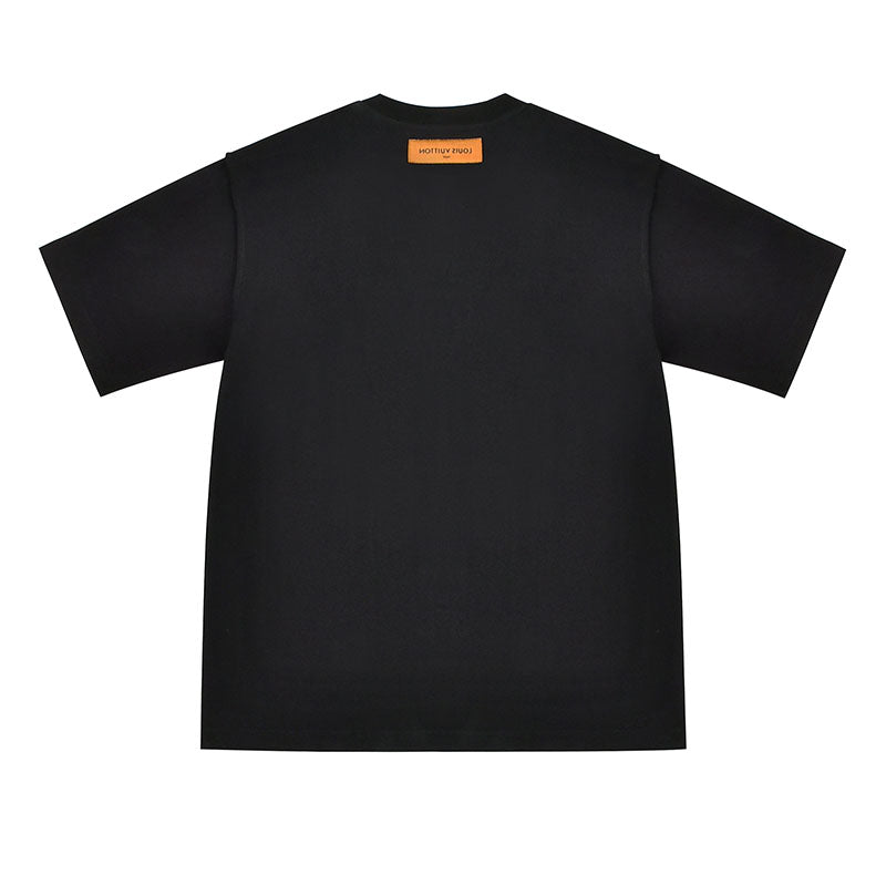 Louis Vuitton Logo Graffiti bordado Black
