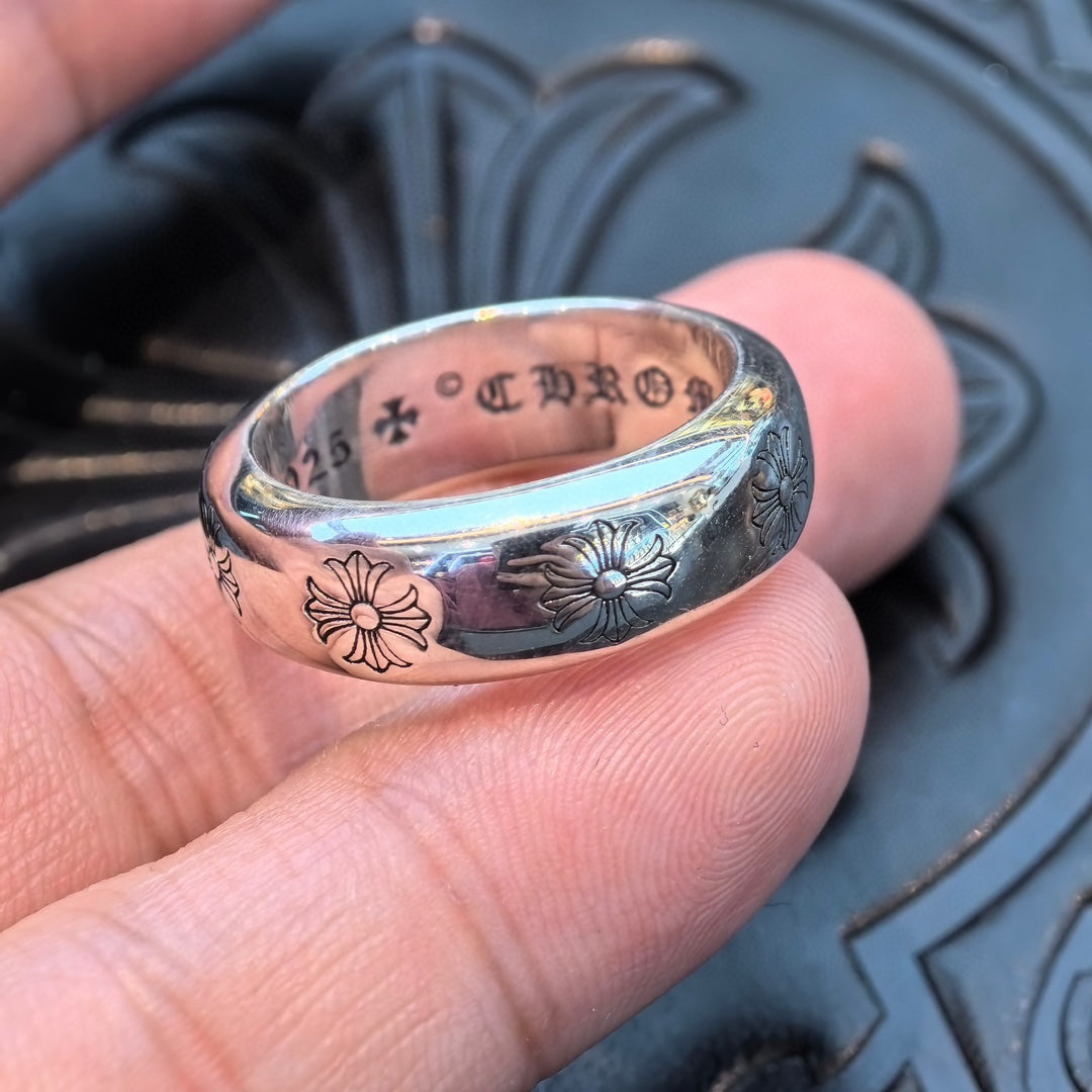 Chrome Hearts - Etched Plus Band Ring