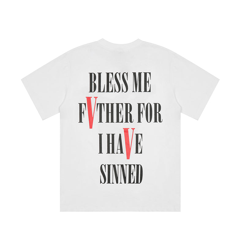 Vlone x Saint Michael Christ T-Shirt White
