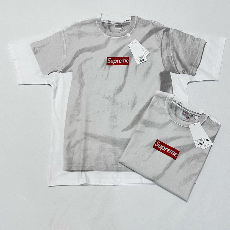 Supreme MM6 Maison Margiela Box Logo Tee White