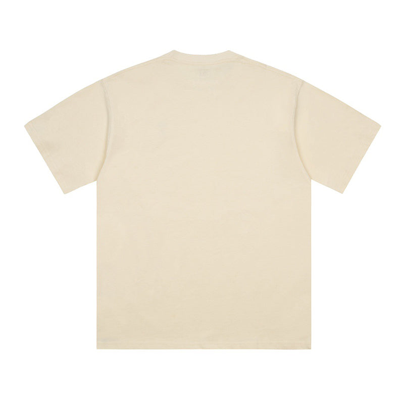Ami Paris Ami de Coeur Organic Cotton T-Shirt Beige