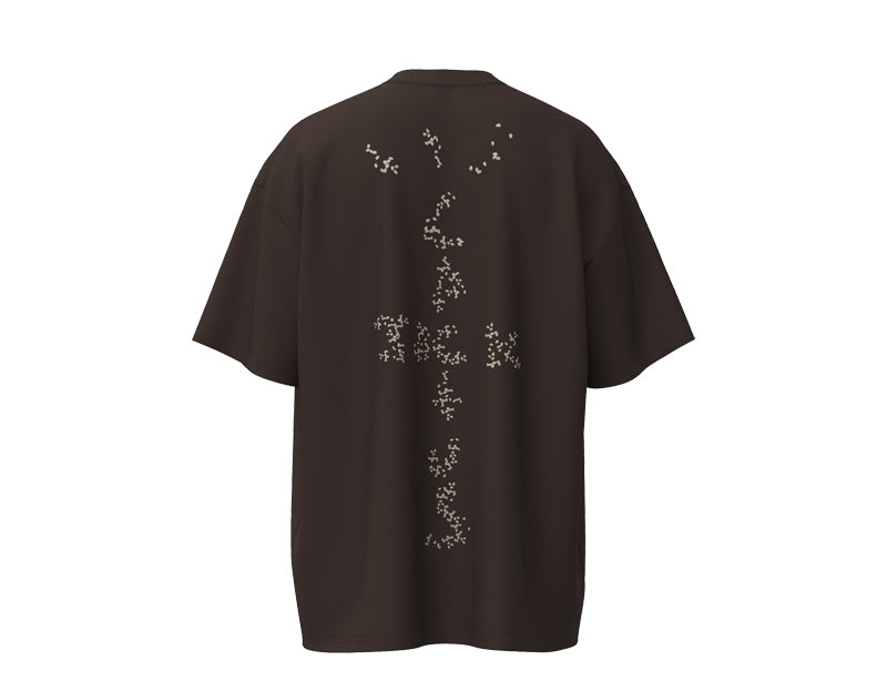 Cactus Jack by Travis Scott x McDonalds Sesame T-Shirt II 'Brown'