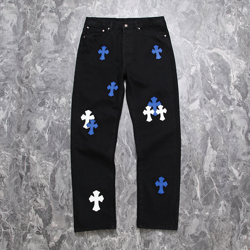Chrome Hearts Los Angeles Exclusive Levi's Cross Patch Jeans