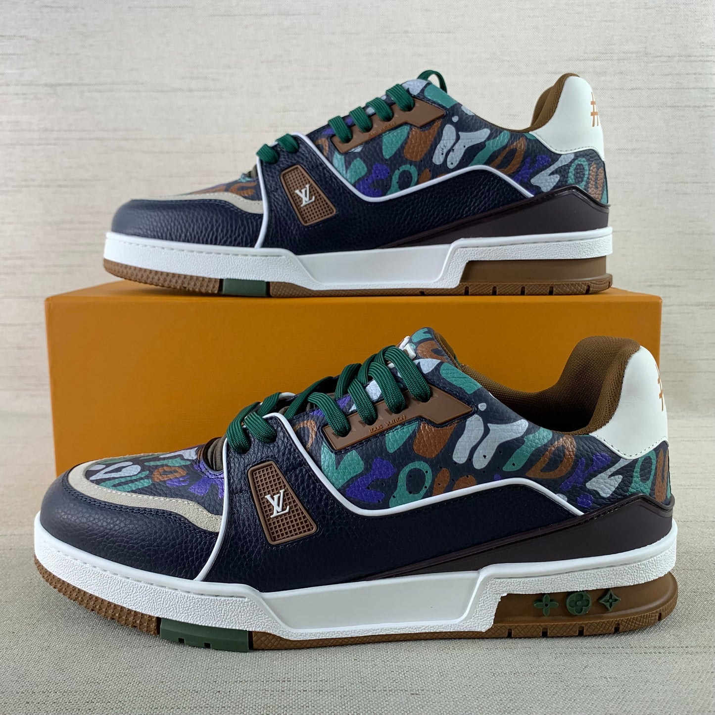 Louis Vuitton x Yayoi Kusama LV Trainer 'Khaki'