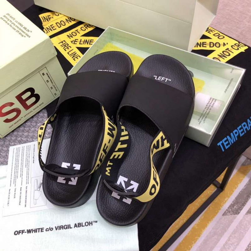 Off-White Industrial Strap Sandals Black