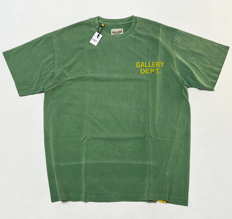 GALLERY DEPT. Vintage Logo Painted T-Shirt Green