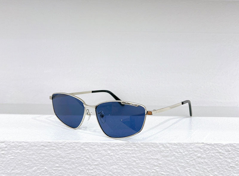 BALENCIAGA BB0277S Silver/Blue