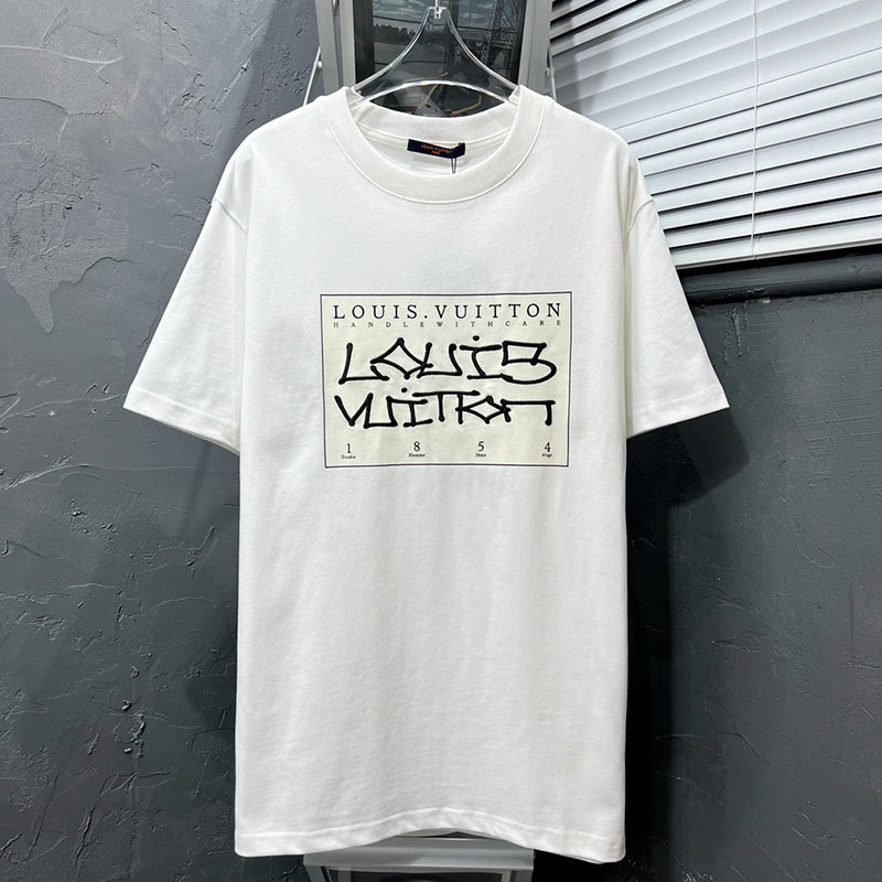 Louis Vuitton Signature Print T-shirt White