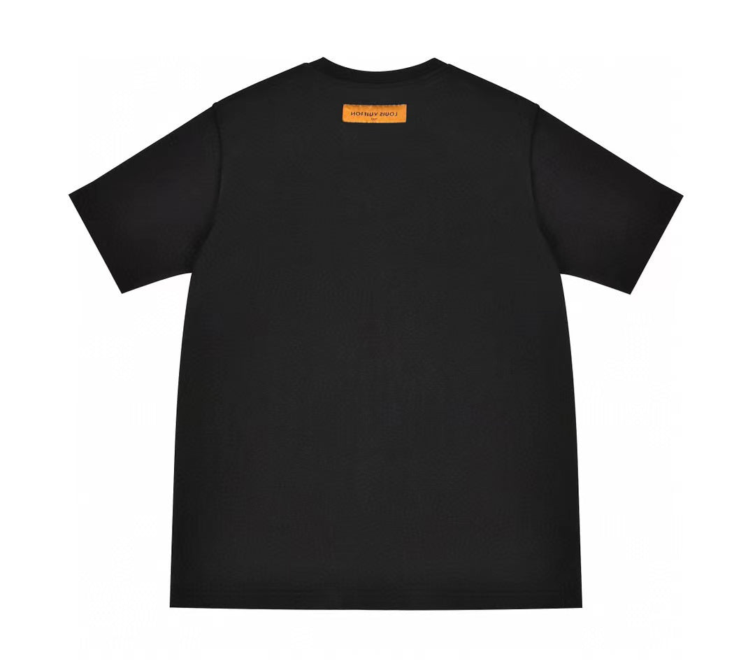 Louis Vuitton LV Fade Printed T-Shirt Black