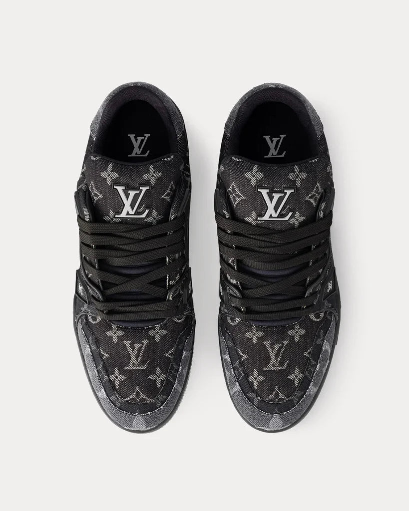 Louis Vuitton LV Trainer Monogram Black Denim