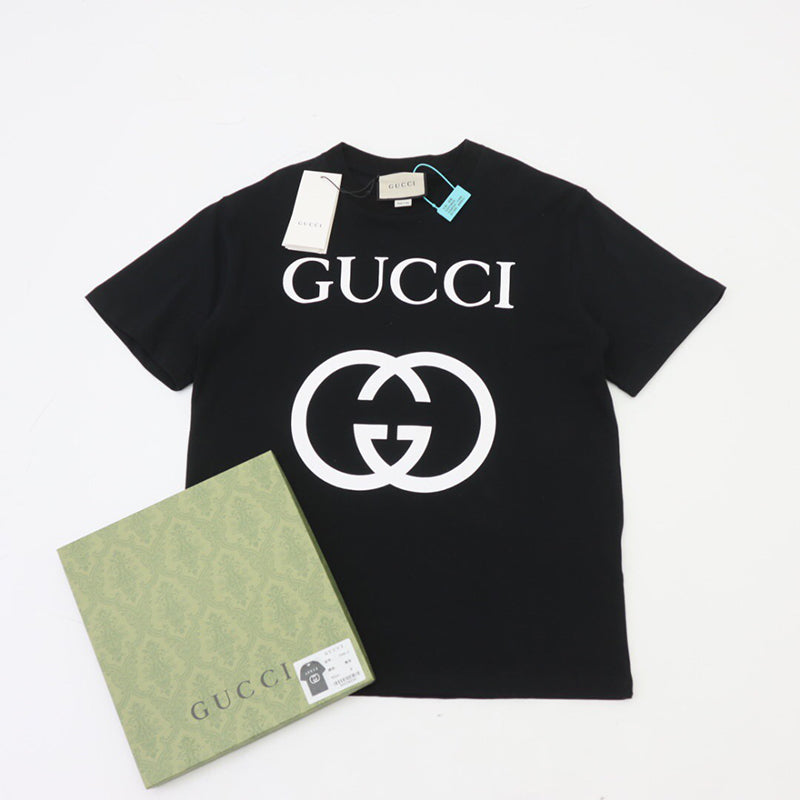 GUCCI Oversized Interlocking G T Shirt Black