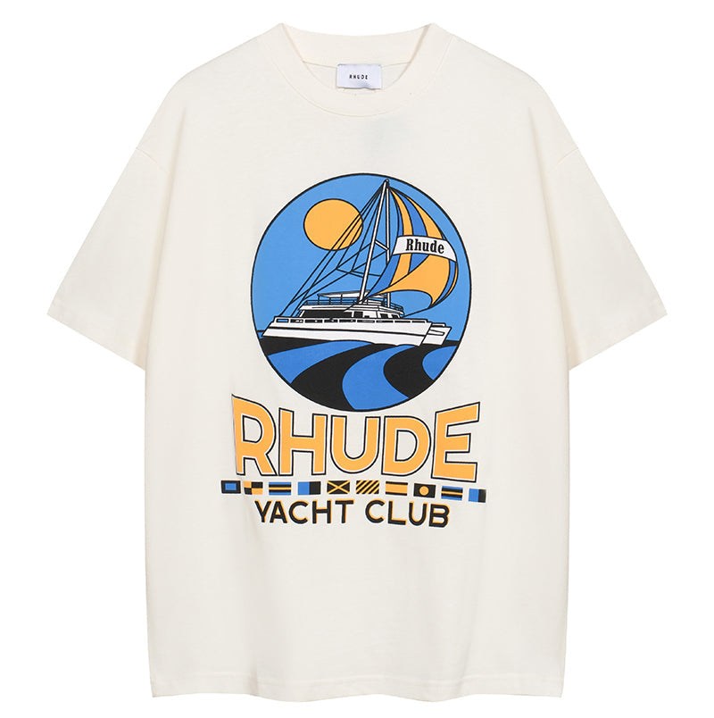 Rhude Yacht Club T-Shirt White