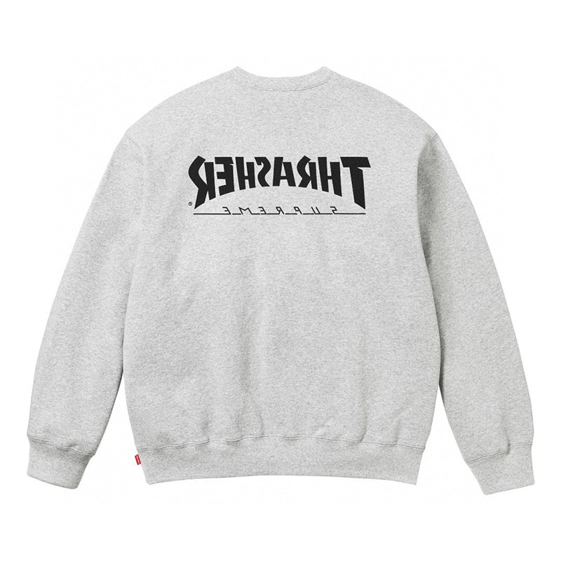 Supreme Thrasher Crewneck Heather Grey
