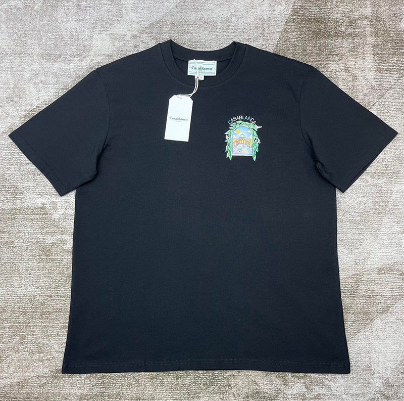 CASABLANCA L’arche Tennis Club T Shirt Black