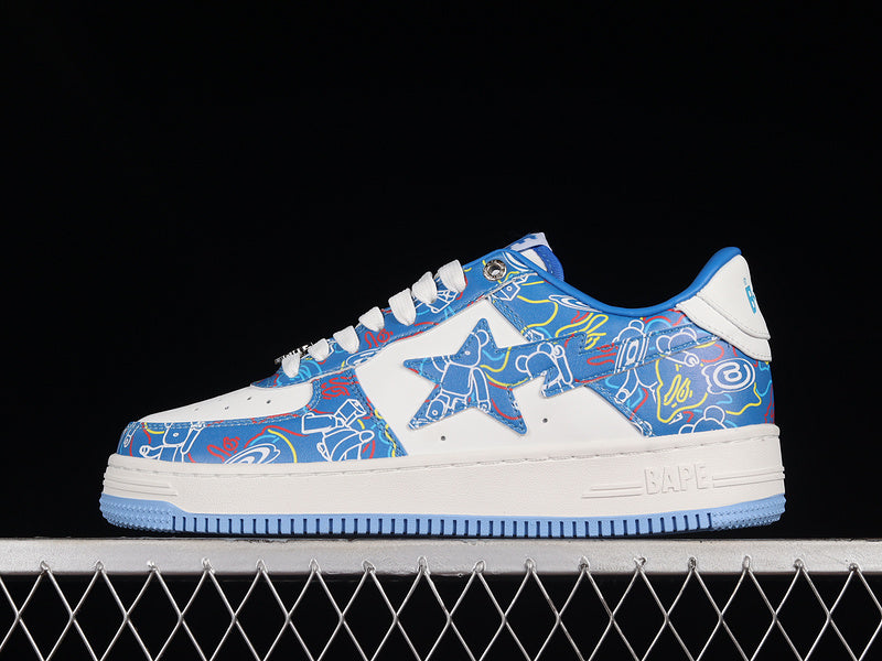 A Bathing Ape Bape Sta Medicom Toy Bearbrick Camo Blue