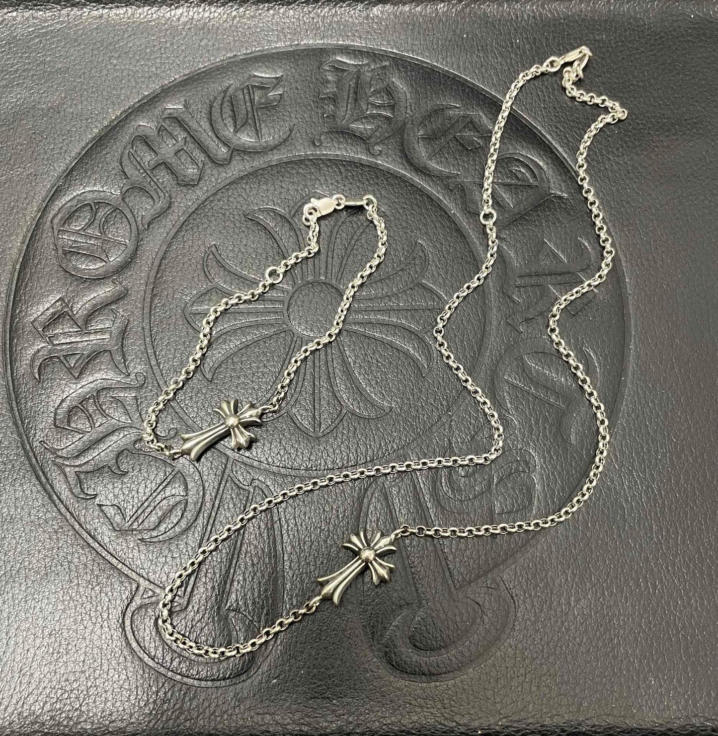 Chrome Hearts - Cross Rock Necklace and Bracelet