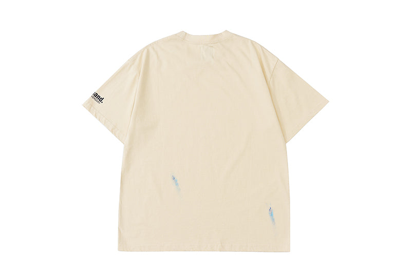 Gallery Dept 'Splash Ink' T Shirt White