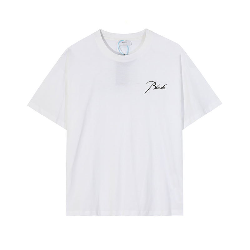 Rhude Cotton logo Tee White