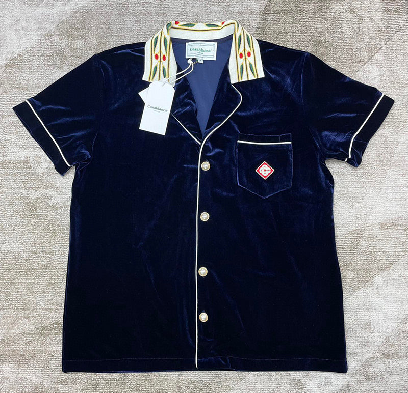 Casablanca Velour Laurel Shirt