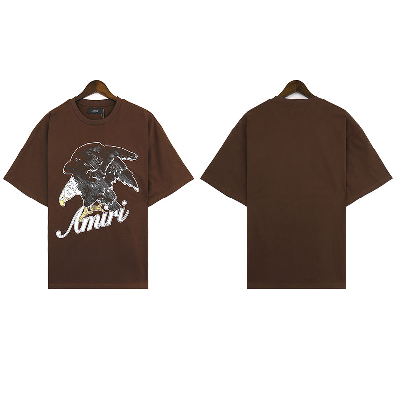 AMIRI frontal amiri eagle print Brown